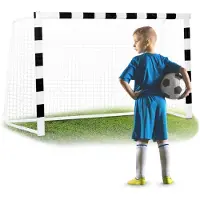 Neo-Sport Voetbaldoel 180 x 120 x 60 cm NS-464 zwart en wit