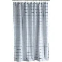 Södahl Douchegordijn Vista Linen Blue (180 x 200 cm)