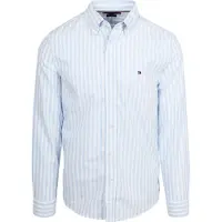 Tommy Hilfiger Overhemd 'FLEX' lichtblauw / wit