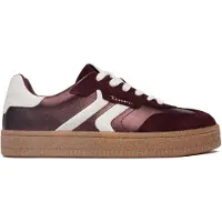 Tamaris Sneakers laag bordeaux / natuurwit