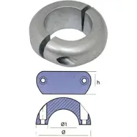 Tecnoseal Zink kraag/ring anode 25MM. (TEN00552)