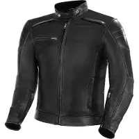 SHIMA Blake Zwart Leren Motorjas Maat XL
