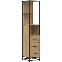 vidaXL Badkamermeubel Set Artisan Eiken 35 x 37,5 x 166 cm