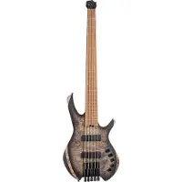 Cort Artisan Series Space 5 Star Dust Black 5-snarige headless elektrische basgitaar met gigbag