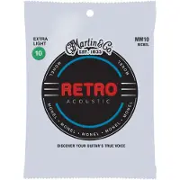 Martin strings MM10X RETRO MONEL SET RETRO MONEL EXTRA-LIGHT SET