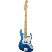 Sadowsky MetroExpress Vintage J/J Bass Roasted Maple Solid Ocean Blue Metallic elektrische basgitaar
