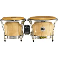 Meinl PROFESSIONAL SERIES (DE PATENT) FWB400 WOOD BONGO 7 MACHO AND 8 1/2 HEMBRA NATURAL