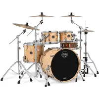Mapex Saturn VI 22" 4pc Saturn VI Fast Rock Shell Pack Exotic Natural Maple