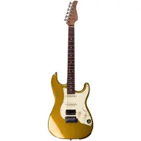 Mooer GTRS Guitars Standard 800 Gold Intelligent Guitar met gigbag