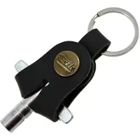 Tackle Instrument Supply Co LEATHER DRUM KEY - BLACK
