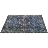 Drum N Base VP130-BLU VINTAGE PERSIAN STAGE DRUM MAT 1.30 X 0.90M ANTI-SLIP BLUE