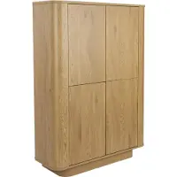 Housecraft living Almira Kast Hout/ Marmerlook Naturel