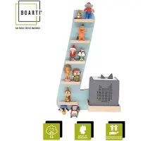 Boarti Houten letter L kinderplankje Toniebox figuren wandplank Tonies muziekdoosje