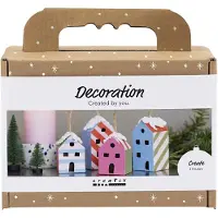 Creativ Company Mini Craft Kit Decoration - Houses - colorful (977838)