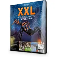 Mikamax XXL Spin Halloween Decoratie - 7x5,5m Web - 2 Grote Spinnen 80 + 65 cm - 20 Mini Spinnen