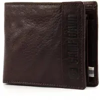 CAMP DAVID Leren portemonnee Mount Churchill Men's Wallet Brown bruine