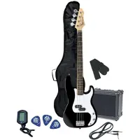 Vgs E-Basgitaar Combo Versterker Rcb-100 Basgitaar Pack Zwart