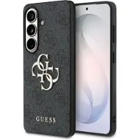 GUESS 4G Metal Logo Backcover voor de Samsung Galaxy S26 Plus - Zwart