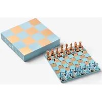 Printworks Classic - Art Of Chess Mirror - Lichtblauw/Koper