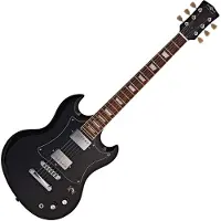 Gear4Music Brooklyn Selecteer Elektrische Gitaar door Zwart