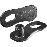 Sram Eagle T-Type PowerLock Flattop Connector Link - 12-Speed, voor Eagle T-Type Flattop Ketting, PVD Coating, Zwart, 4