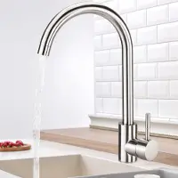 DNA Keukenkraan - Keukenkraan Met Uittrekbare Uitloop - Keukenkraan Zwart - Keukenkraan Wandmontage - Keukenkraan Grohe - Zwart - 24cm x 9cm x 48cm