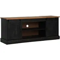 vidaXL Tv-meubel HALDEN 2 schuifdeuren 150x40x60 cm massief hout zwart