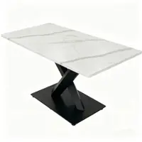 MODFU Conferentietafel met notenhoutfineer, verstelbaar tafelblad, schuifdeuren, verticale groeven en houten poten