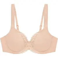 Triumph Modern Lace Cotton Underwire Bra Beige F 80 Dames