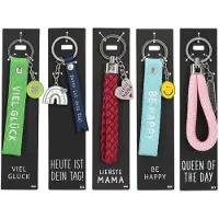 Depesche sleutelhanger speelgoed gelukssymbool kunstleer kleurrijk.