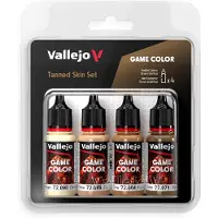 Vallejo 72380 Game Color - Tanned Skin Color Set - Acryl Set Verf set