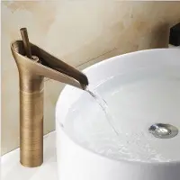 Teakea Waterval Wastafelmengkraan - Billa Messing