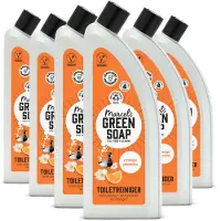Marcel's Green Soap 6x Toiletreiniger Sinaasappel & Jasmijn 750 Ml