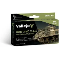 Wittmax Hobbyverf Acrylverf - 71624 WWII USMC Colors Sand Patterns 1942-1945 - Acryl set Verf set - 6x 17 ml