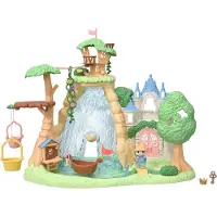 Sylvanian Families 5761 Geheime bos waterval set- inclusief 1 fluweelzachte baby speelfiguur