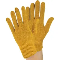 Sock Snob Dames gebreide thermo wolmix magische handschoenen - Mosterd