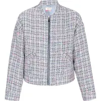 IZIA Tussenjas blauw / grijs / pink