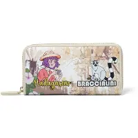Braccialini Portemonnee lichtbeige / groen