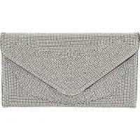 Faina Clutch zilvergrijs