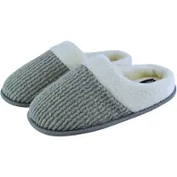 Slipper Snob - Dames muiltjespantoffels met open rug - Grijs