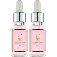 Erthskin London 2x Rozenbloesem Glow Gezichtsolie 1 St