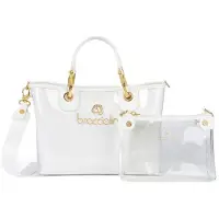 Braccialini Handtas goud / wit