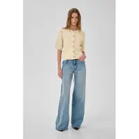 My Essential Wardrobe Gebreid vest 'Diva' bruin
