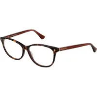 WEB EYEWEAR Kattenoog bril - - 56/14/140 - Havana - Acetaat - Volledige monturen - Transparant - Casual - Dames