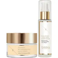Erthskin London Vitamine C dagcrème + collageen serum set 110 ml