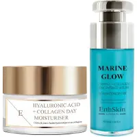 Erthskin London Marine Glow Serum & Hyaluronzuur Dagcrèmeset 80 ml