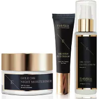 Erth Skin London Anti-rimpel Elixir Serum + Nacht Moisturizer + Onder Oogcrème 1 St
