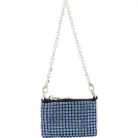 Faina Schoudertas royal blue/koningsblauw / zilver