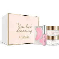 Erthskin London Glow Lip + Oogkussentjes + Nachtcrème + Dagcrème (Universele set) 1 St