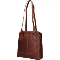 HILL BURRY Shopper kastanjebruin